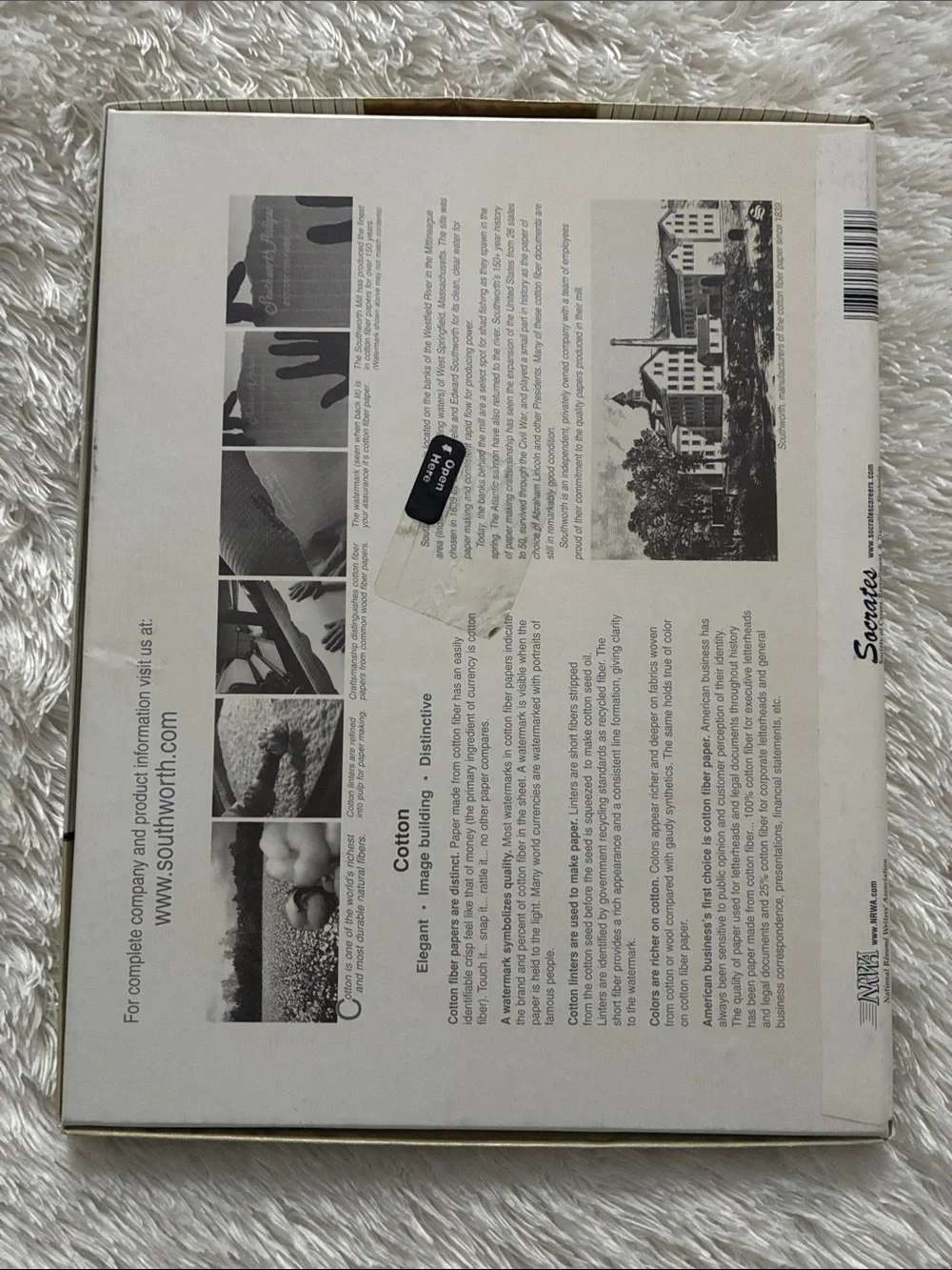 Ivory Resume Paper - 100% Cotton Fiber, 100 Sheets